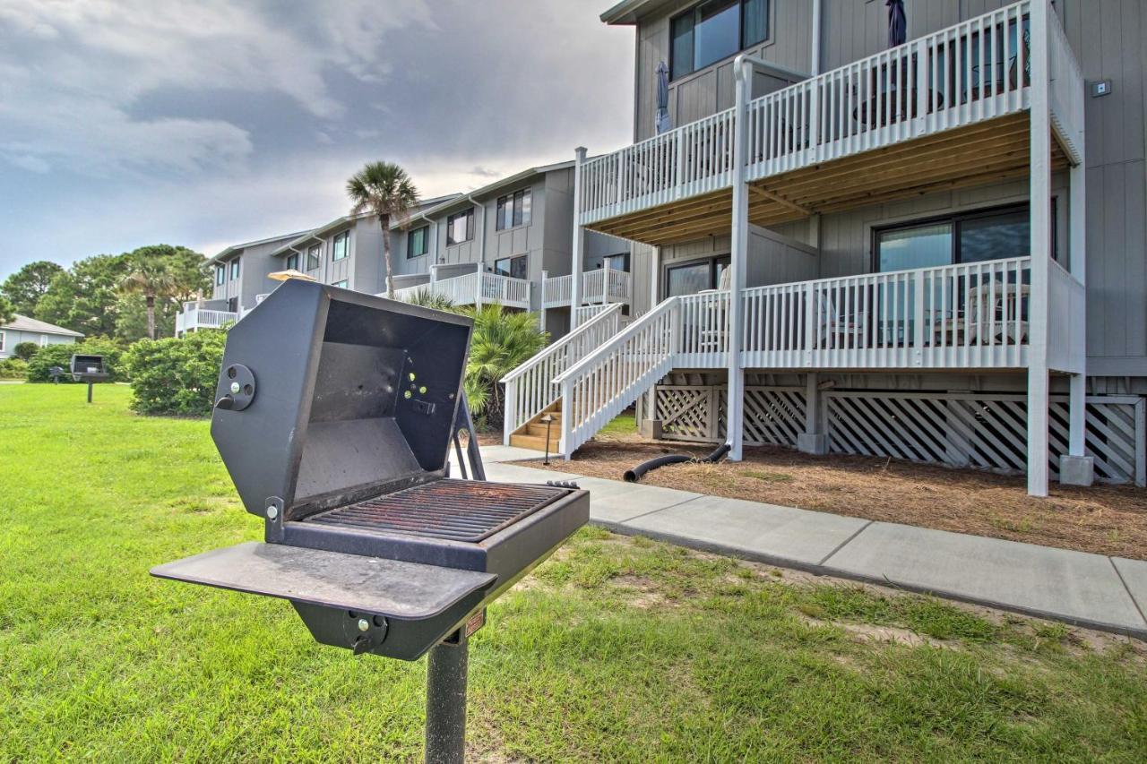 Harbor Island Condo With Deck - Steps To Beach! Oceanmarsh Subdivision Экстерьер фото