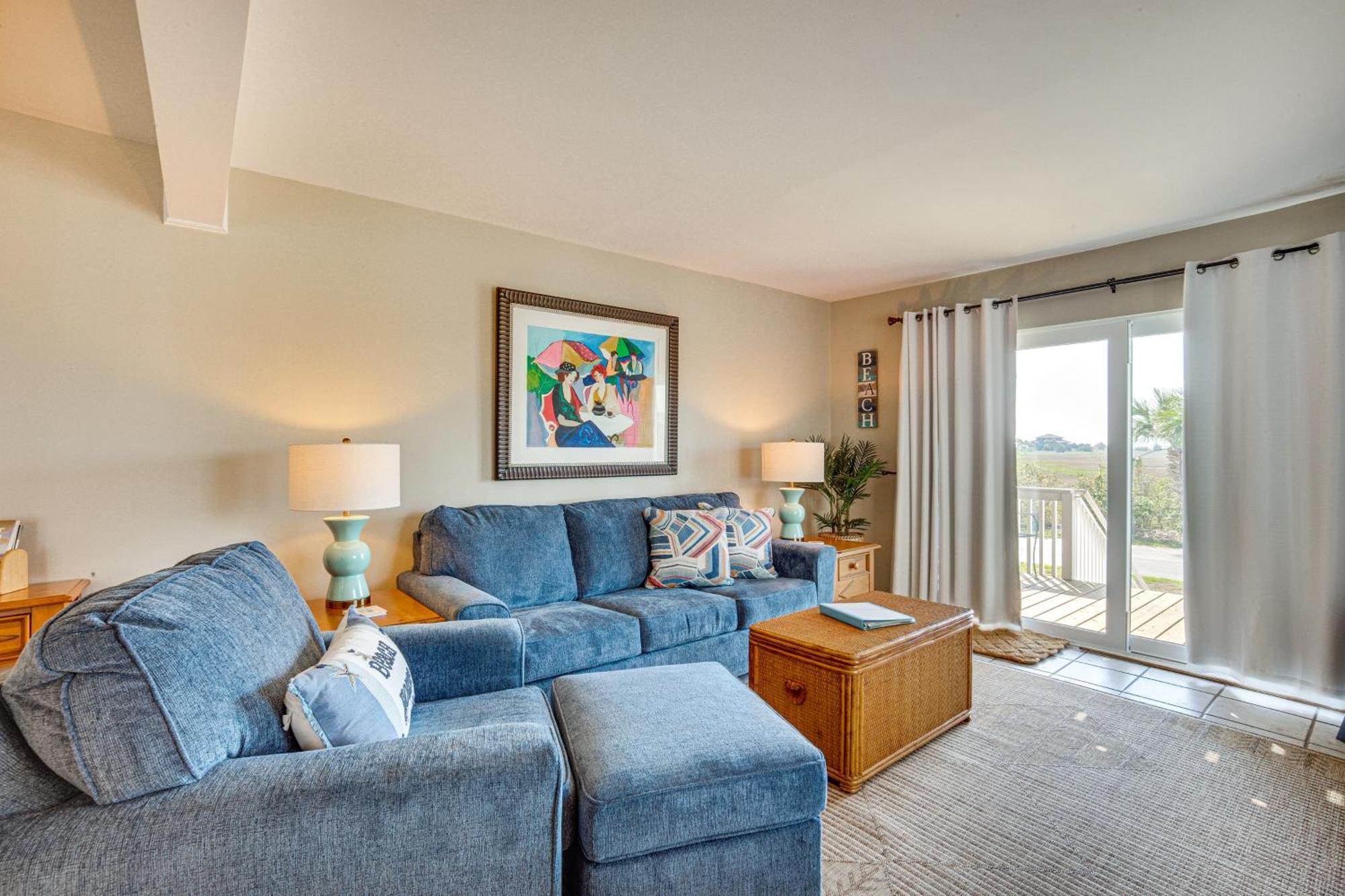 Harbor Island Condo With Deck - Steps To Beach! Oceanmarsh Subdivision Экстерьер фото
